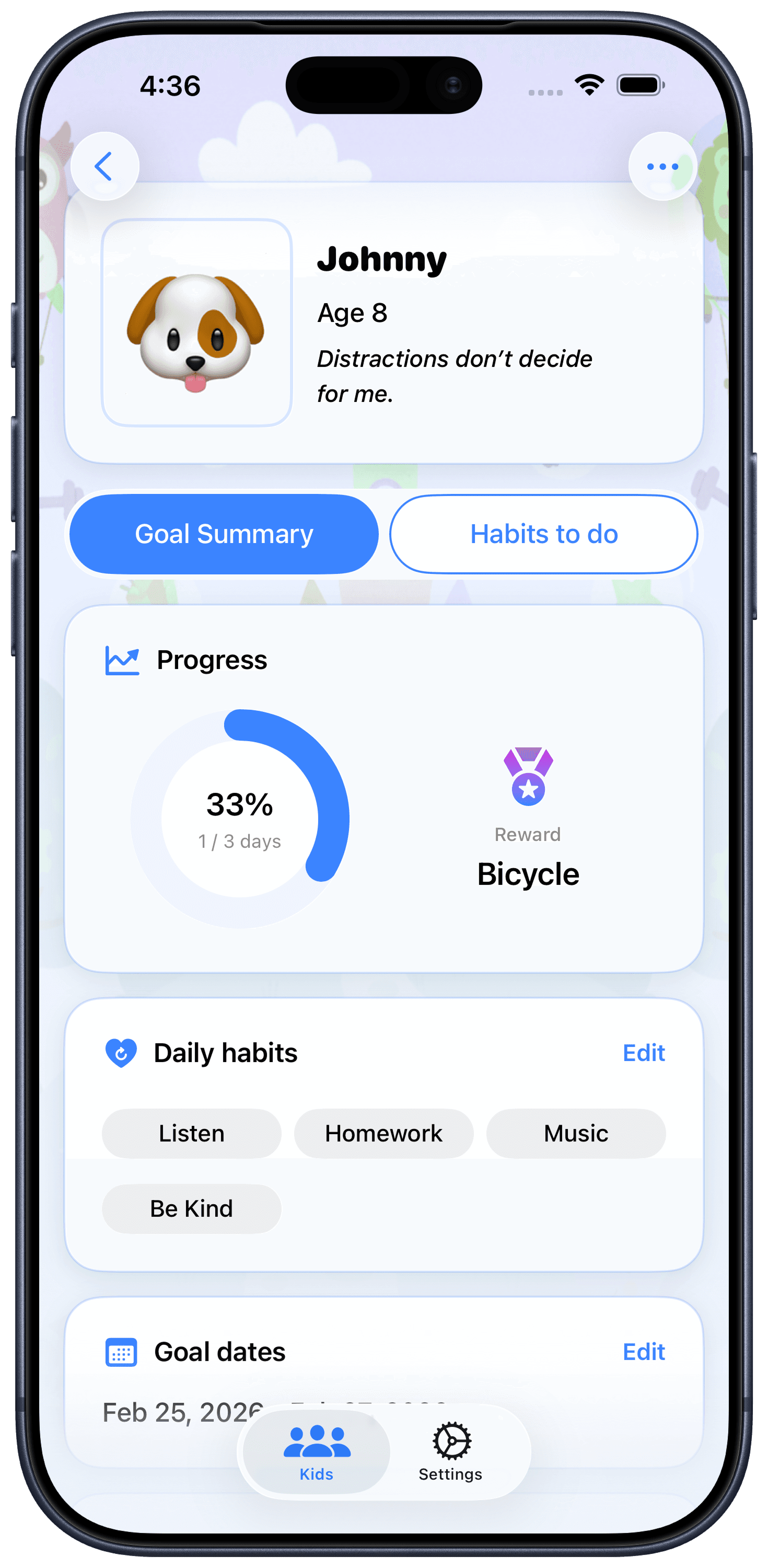 Kidmet app screenshot preview