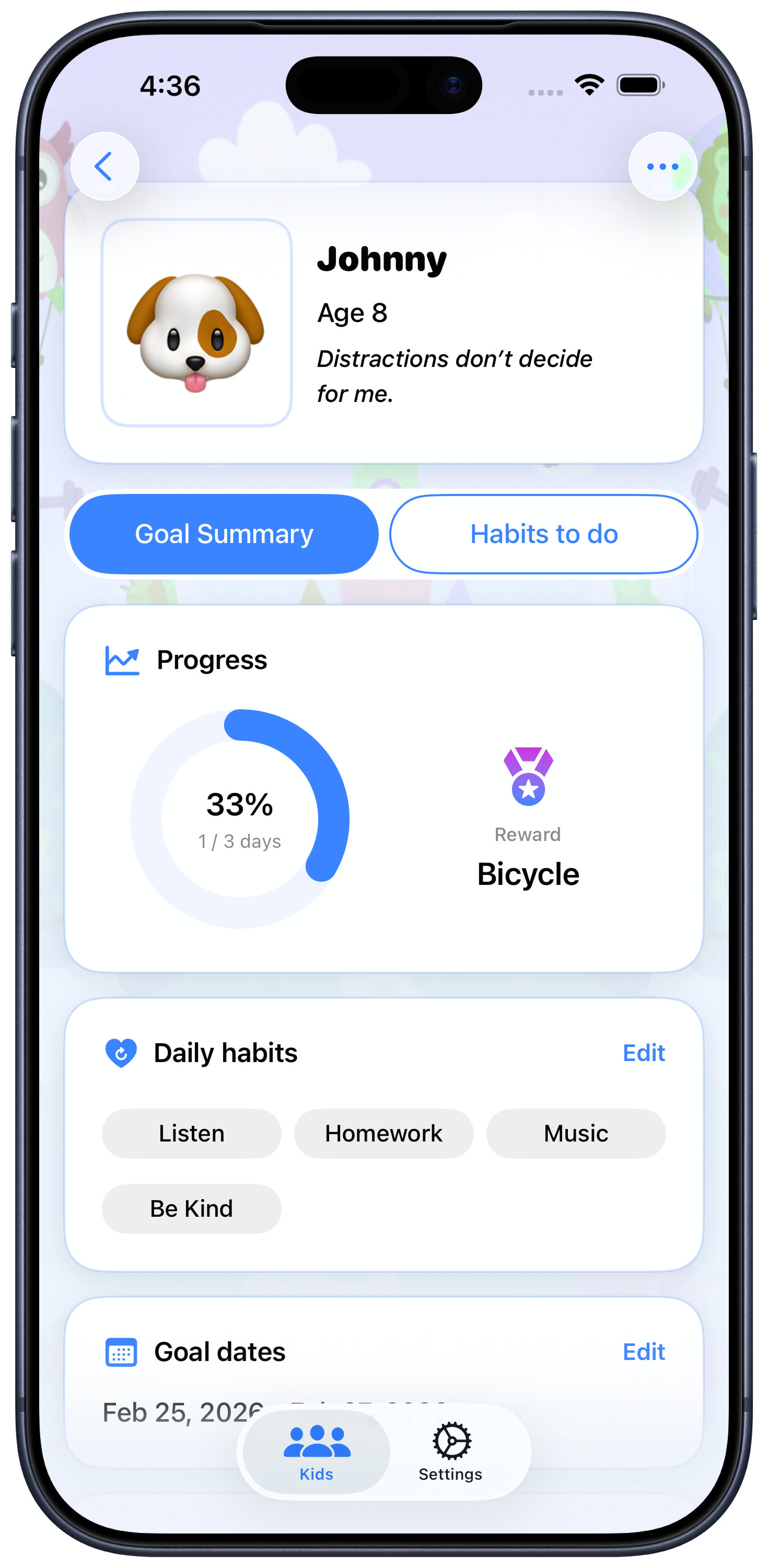 Kidmet app screenshot preview